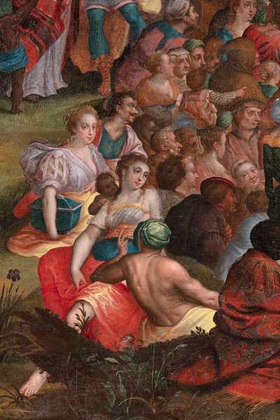 Predicazione di Giovanni nel deserto da Flemish School