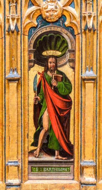 Cassetta reliquiario, San Bartolomeo (Bartolomeo) da Flemish School