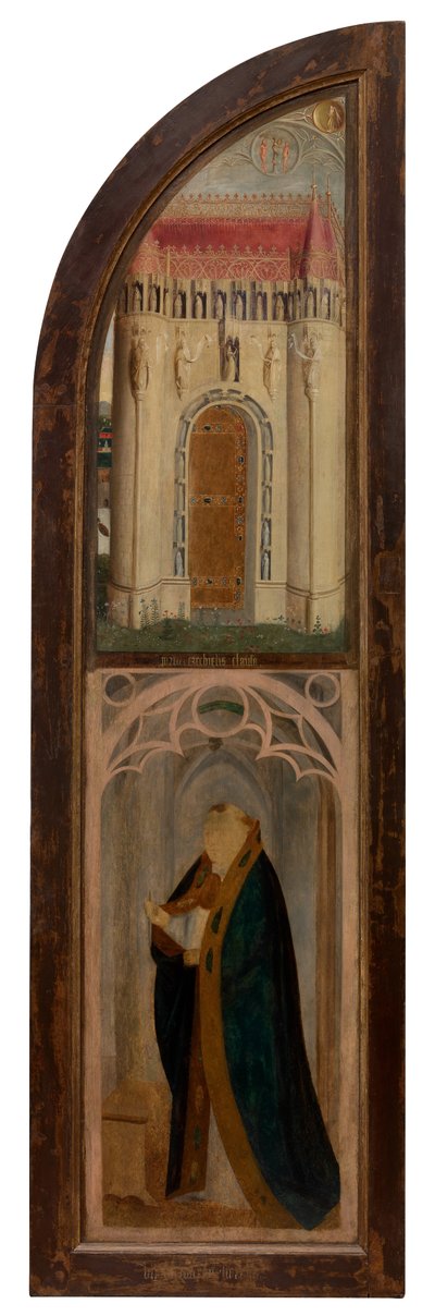 Pannello destro della Madonna e Petrus Wijts da Flemish School