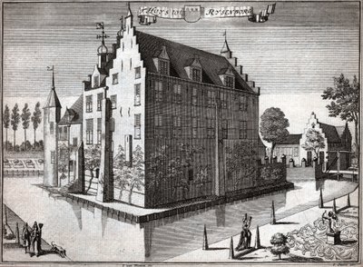 Castello di Rijsenburg (incisione) da Flemish School
