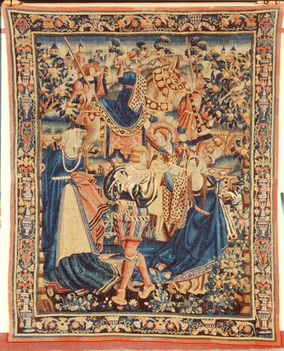 Serie di arazzi raffigurante una scena della parabola del Figliol Prodigo da Flemish School