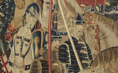 Arazzo che mostra le conquiste del re Alfonso V del Portogallo da Flemish School