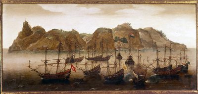 La flotta olandese al largo dell