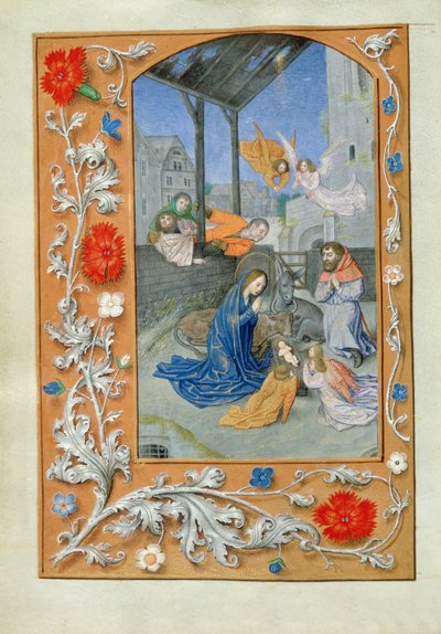 La Natività, c.1480 da Flemish School