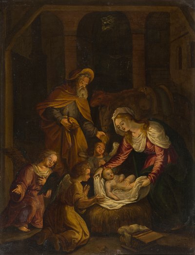 La Natività, c.1601-99 da Flemish School