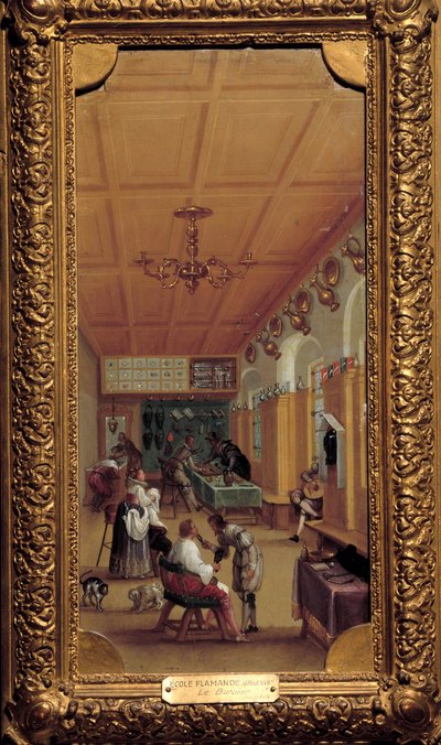 La bottega del barbiere da Flemish School