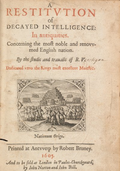 Pagina del titolo di Restituzione dell