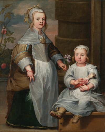Due Sorelle, c.1650-60 da Flemish School