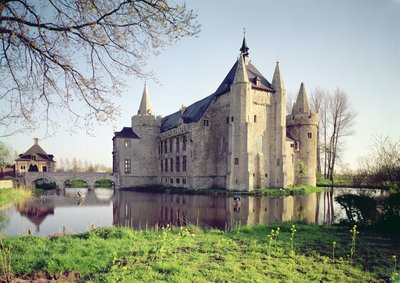 Vista del castello da Flemish School