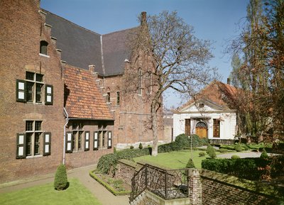 Veduta della Casa della Badessa, il refettorio e un dormitorio da Flemish School
