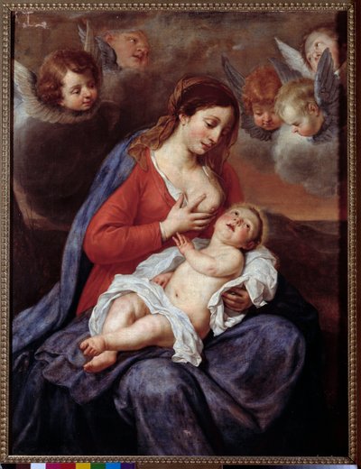 Vergine con bambino da Flemish School