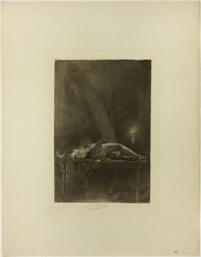 A una cena di atei da Félicien Rops