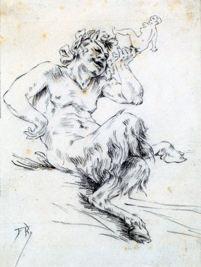 Fauna, c. 1850-1898 da Félicien Rops