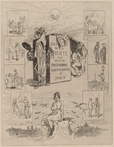 Frontespizio: Il Fondo della Società (Las bas-fonds de la societe) da Félicien Rops