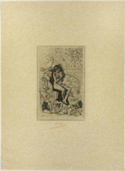 Frontespizio per Rimes de Joie da Félicien Rops