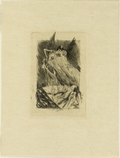 Frontespizio di Les baisers morts da Félicien Rops