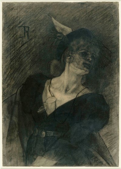 La femme au lorgnon da Félicien Rops