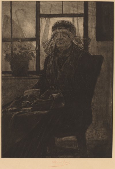 Valutatore di merletti da Félicien Rops