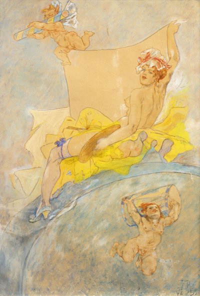 Poster per una mostra; Affiche pour une Exposition, 1896 da Félicien Rops