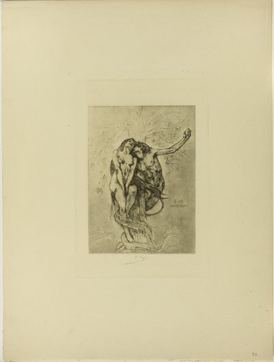 La tentazione o la mela da Félicien Rops