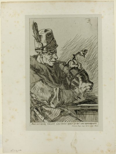 Il bevitore da Félicien Rops