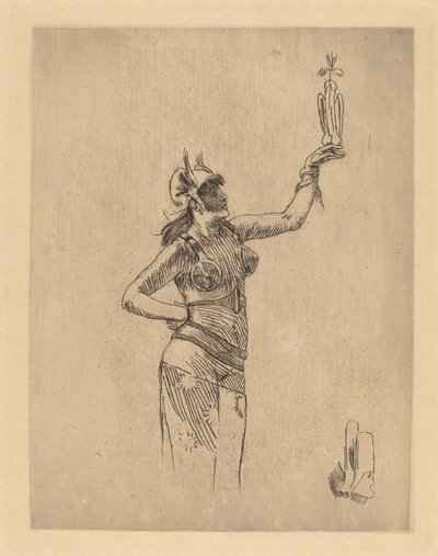 Il Falconiere da Félicien Rops