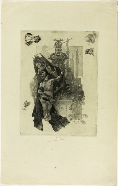 La modestia di Sodoma da Félicien Rops