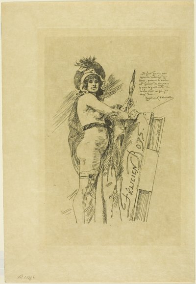 La musa di Félicien Rops da Félicien Rops