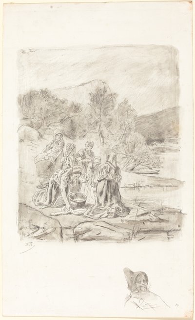 Lavandaie da Félicien Rops