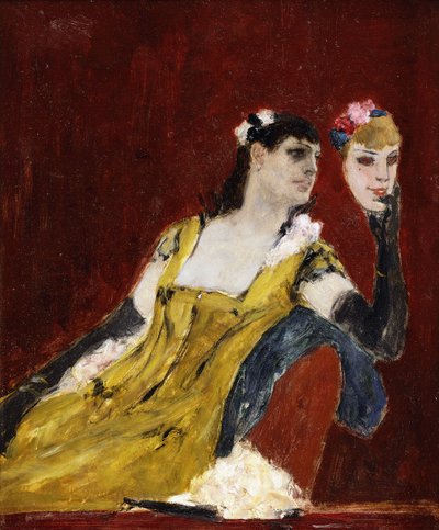 Donna con Maschera, c. 1888 da Félicien Rops