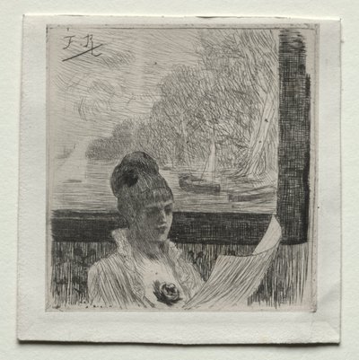 Giovane donna da Félicien Rops