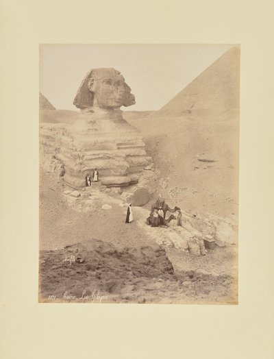 Il Cairo - Le Sphynx da Félix Bonfils