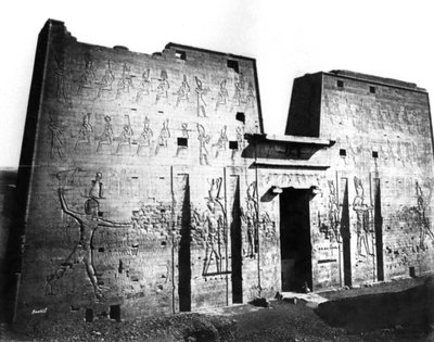 Edfu, Nubia, Egitto, 1878 da Félix Bonfils