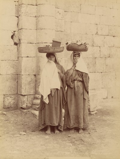 Donne di Siloe, Palestina da Félix Bonfils