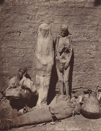 Mummie egiziane da Félix Bonfils