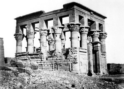 Chiosco di Traiano a Philae, Nubia, Egitto, 1878 da Félix Bonfils