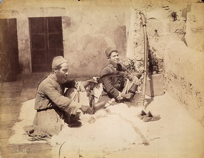 Due artigiani egiziani da Félix Bonfils