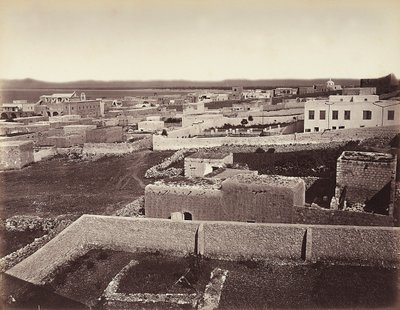 Veduta della città di Haifa, Israele da Félix Bonfils
