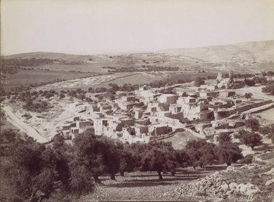 Vista generale di Betania da Félix Bonfils