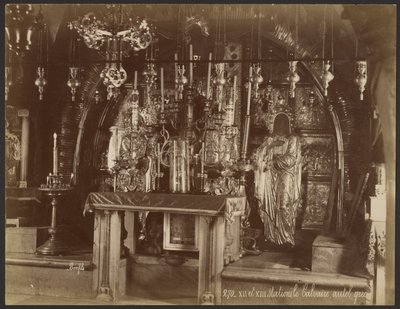 XII e XIII stazione, Calvario, altare greco da Félix Bonfils