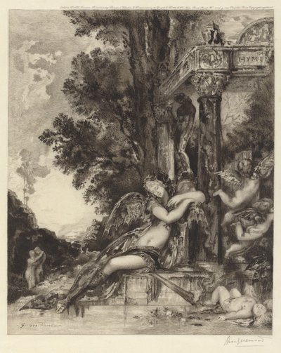 La Dea Discordia da Félix Bracquemond, after Gustave Moreau