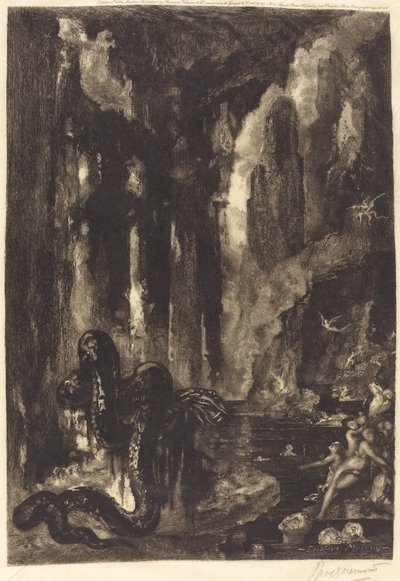 Senza titolo (Il sogno del Mogul?) da Félix Bracquemond after Gustave Moreau
