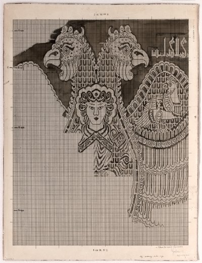 Disegni schematici di seta Buyid (1962.264) da Félix Guichert