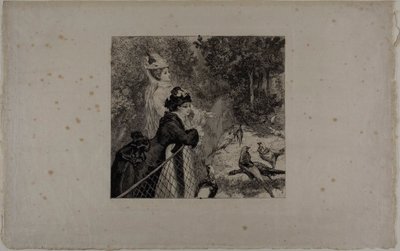 Al Giardino Zoologico, secondo piatto da Félix Henri Bracquemond