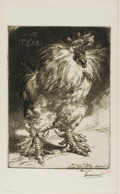 Lunga vita allo Zar! da Félix Henri Bracquemond