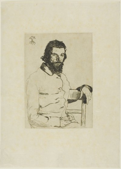 Ritratto di Meryon da Félix Henri Bracquemond
