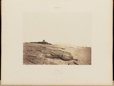 Amadah. Vista generale delle rovine da Félix Teynard
