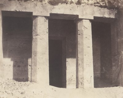 Béni-Haçan, Architettura ipogea - Tomba di Amoneï, 1851-52, stampato 1853-54 da Félix Teynard