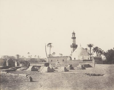 Souâdj, cimitero musulmano e tomba di Mourâd-Bey, 1851-52, stampato 1853-54 da Félix Teynard