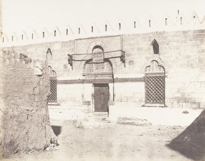 Souâdj, Tomba di Mourâd-Bey - Ingresso della Moschea, 1851-52, stampato 1853-54 da Félix Teynard